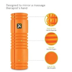 TriggerPoint Grid Vibe Plus Foam Roller - Orange (03339) -Sports Equipment 080514 5 1000x 7f856006 5d3d 466d a788 ea9ebb1e08af