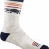 Darn Tough Men's Pacer Micro Crew Ultra-Light Cushion Running Sock - Ash (1041-ASH) 2 Darn Tough Men's Pacer Micro Crew Ultra-Light Cushion Running Sock - Ash (1041-ASH) -Sports Equipment 1041 Ash