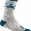 Darn Tough Women's Pacer Micro Crew Ultra-Light Cushion Running Sock - Gray (1050-GRAY) -Sports Equipment 1050 Gray