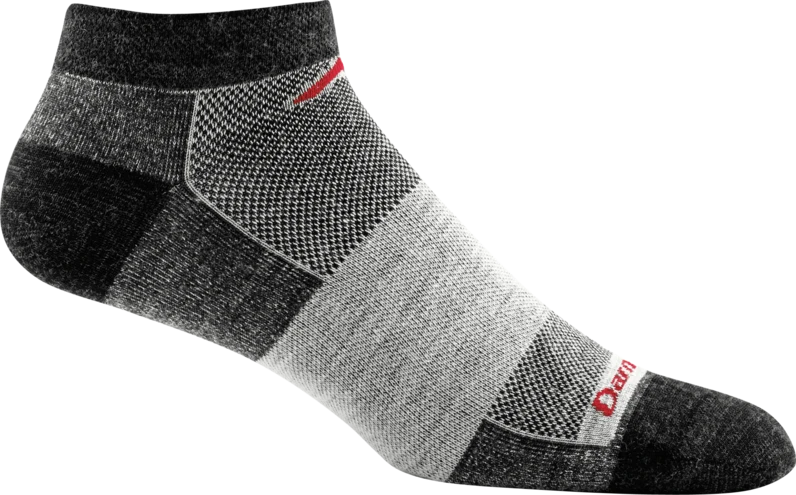 Darn Tough Men's No Show Light Running Socks - Charcoal (1437-Charcoal) 3 Darn Tough Men's No Show Light Running Socks - Charcoal (1437-Charcoal)