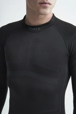 Craft Men's Active Intensity Crewneck Baselayer - Black/Asphalt (1907933-999995) -Sports Equipment 1907933 999995 Active Intensity CN LS C3 Preview