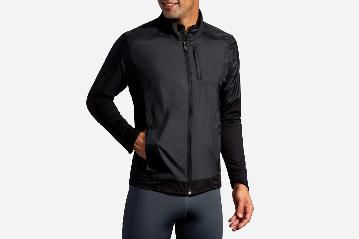 Brooks Men's Fusion Hybrid Jacket (211299) 3 Brooks Men's Fusion Hybrid Jacket (211299)