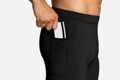 Brooks Men's Source Tight - Black (211340001) -Sports Equipment 211340 001 D2 Source Tight