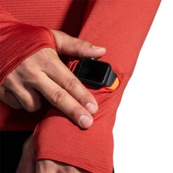 Brooks Men's Notch Thermal Hoodie - Copper/Heather Dark Copper (211402682) -Sports Equipment 211402 682 D3 Notch Thermal Hoodie 2