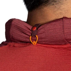 Brooks Men's Notch Thermal Hoodie - Copper/Heather Dark Copper (211402682) -Sports Equipment 211402 682 D5 Notch Thermal Hoodie 2