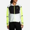 Brooks Women's Carbonite Jacket - Icy Grey/Black/Nightlife (221493030) -Sports Equipment 221493 030 MF Carbonite Jacket