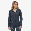 Patagonia Women's Houdini Air Jacket - Smolder Blue (24040SMDB) 2 Patagonia Women's Houdini Air Jacket - Smolder Blue (24040SMDB) -Sports Equipment 24040 SMDB OM1
