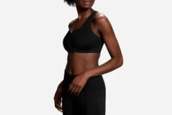Brooks Women's Dare Zip Run Sports Bra - Black (350075001) -Sports Equipment 350075 001 ma Dare Zip 97e38bc0 c412 47c7 8e8d fc5fb885050d