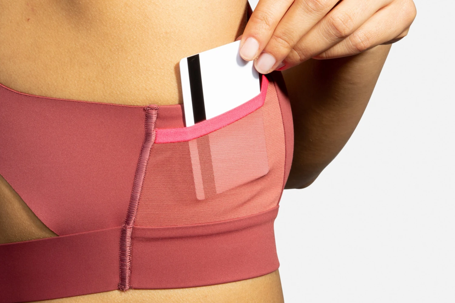 Brooks Women's Drive 3 Pocket Run Bra (350080) 7 Brooks Women's Drive 3 Pocket Run Bra (350080) - Image 5