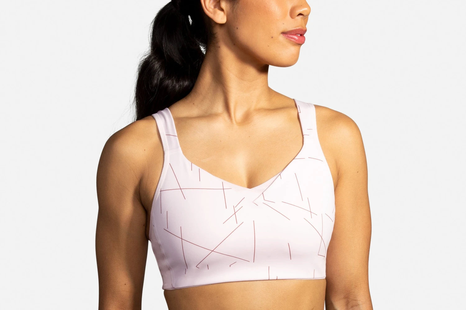 Brooks Women's Drive Convertible Run Bra - Rosewater (350081658) 3 Brooks Women's Drive Convertible Run Bra - Rosewater (350081658)