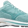 Mizuno Women's Wave Inspire 17 - Eggshell Blue/Dusty Turquoise (411310.5A54) -Sports Equipment 411310 5A54 06