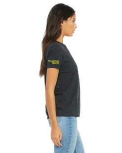Women's RUN BOS Relaxed Triblend Short Sleeve Tee (TS-RUNBOS-6413) -Sports Equipment 6413 ab z sd
