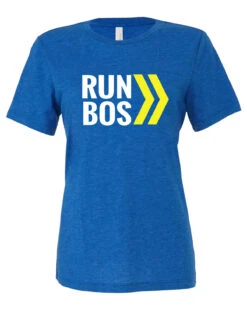 Women's RUN BOS Relaxed Triblend Short Sleeve Tee (TS-RUNBOS-6413) -Sports Equipment 6413 cz z FF