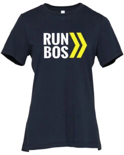 Women's RUN BOS Relaxed Triblend Short Sleeve Tee (TS-RUNBOS-6413) -Sports Equipment 6413 gd z FF