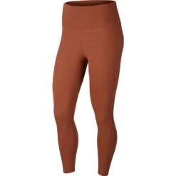 Nike Women's Yoga Luxe 7/8 Tights - Red Bark/Terra Blush (CJ4203-275) -Sports Equipment CJ4203 275 PHSFH001