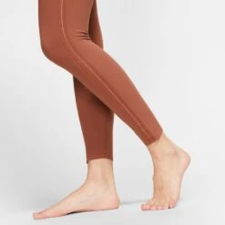 Nike Women's Yoga Luxe 7/8 Tights - Red Bark/Terra Blush (CJ4203-275) -Sports Equipment CJ4203 275 PHSYM002