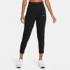 Nike Women's Dri-Fit Bliss Victory Mid-Rise Training Pant - Black (CU4321-010) -Sports Equipment CU4321 010 PHSFM001
