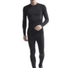 Craft Men's Active Intensity Crewneck Baselayer - Black/Asphalt (1907933-999995) -Sports Equipment CraftMensCrewneckBaselayerBlack