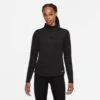 Nike Women's Therma-Fit One Long-Sleeve 1/2 Zip Top (Plus Sizes) - Black (DN2239-010) 2 Nike Women's Therma-Fit One Long-Sleeve 1/2 Zip Top (Plus Sizes) - Black (DN2239-010) -Sports Equipment DN2239 010 PHSFM001 JPG HEI 875 WID 875