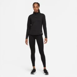 Nike Women's Therma-Fit One Long-Sleeve 1/2 Zip Top (Plus Sizes) - Black (DN2239-010) 9 Nike Women's Therma-Fit One Long-Sleeve 1/2 Zip Top (Plus Sizes) - Black (DN2239-010) -Sports Equipment DN2239 010 PHSYM003 JPG HEI 875 WID 875