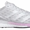 Adidas Women's Adizero Boston 9 - Dash Grey/Footwear White/Clear Lilac (FW2213) -Sports Equipment FW2213 FTW photo side lateral transparent