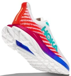 HOKA Women's Mach 5 11 HOKA Women's Mach 5 -Sports Equipment HOKAWomensMach5 White Flame 4