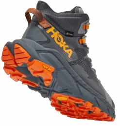 HOKA Men's Trail Code GTX -Sports Equipment HOKA Mens Trail Code GTX Castlerock Persimmon Orange 2