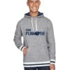 Marathon Sports Unisex Run Plymouth Hoodie - Pepper/Navy (TS-RUNPLIMOTHPN) -Sports Equipment JA8701 DK
