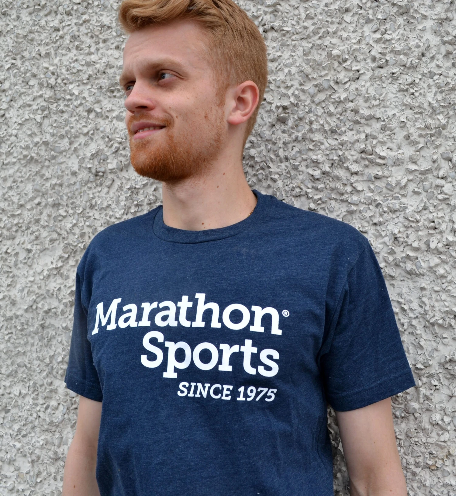 Marathon Sports Men's Logo Tee - Navy/White (M LOGO TEE 1) 3 Marathon Sports Men's Logo Tee - Navy/White (M LOGO TEE 1)
