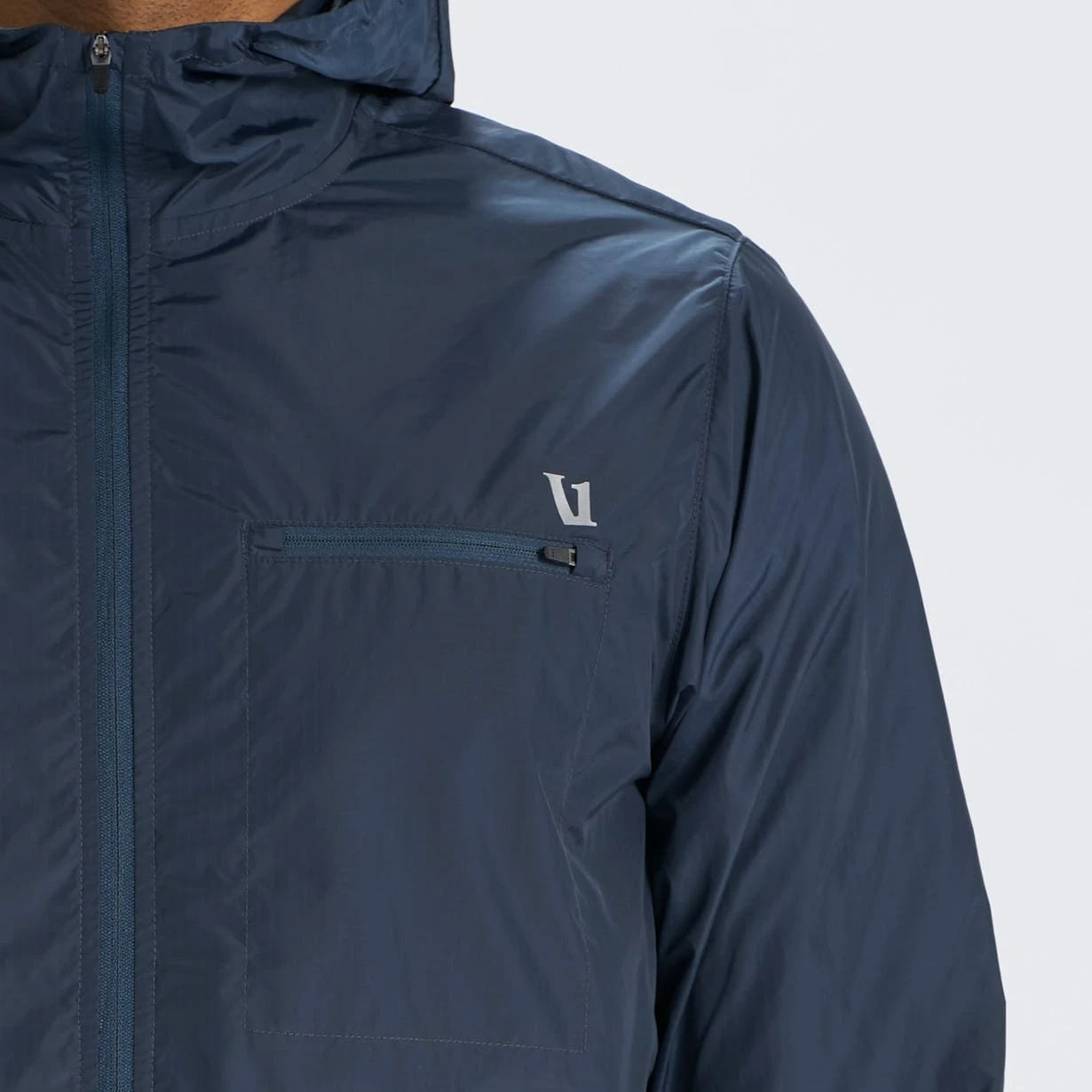 Vuori Men's Daybreak Windbreaker - Indigo (V523IND) 6 Vuori Men's Daybreak Windbreaker - Indigo (V523IND) - Image 4
