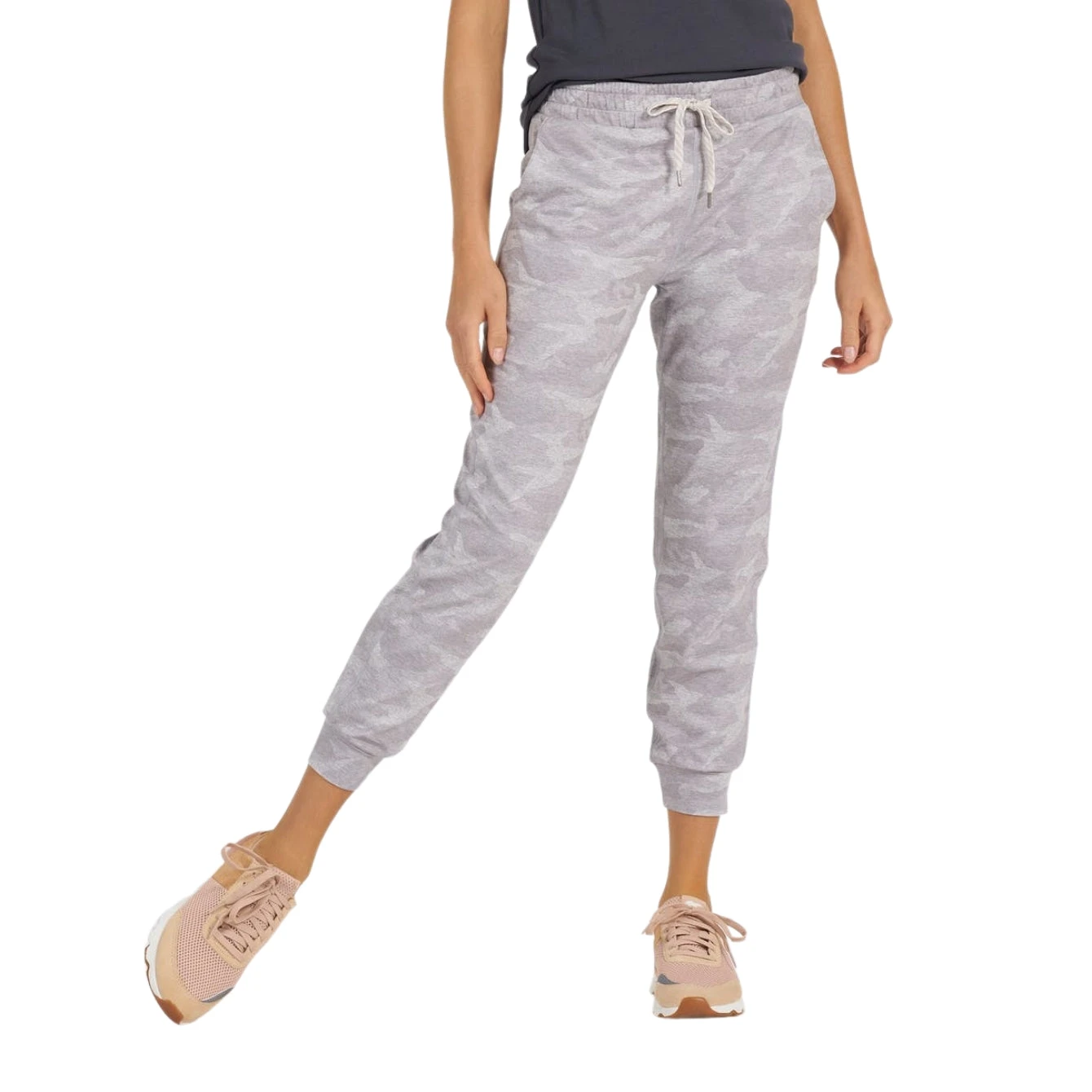 Vuori Women's Performance Joggers - Pale Heather Camo (VW303PHC) 2 Vuori Women's Performance Joggers - Pale Heather Camo (VW303PHC)