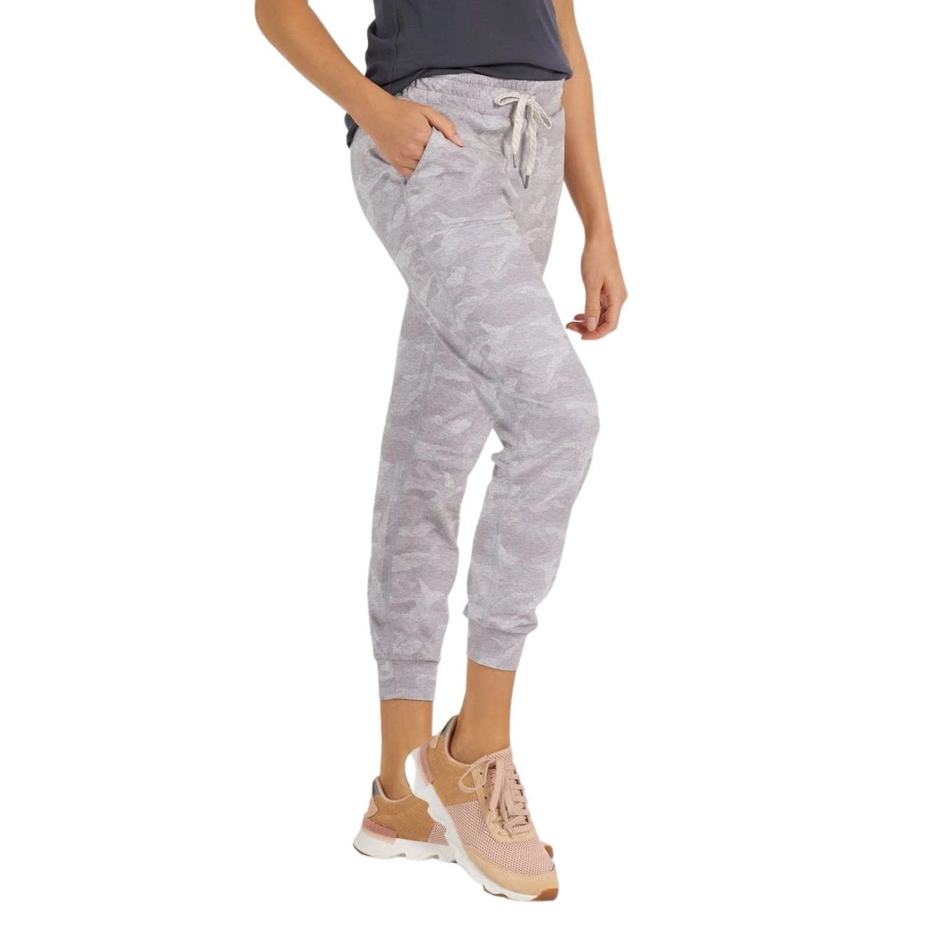 Vuori Women's Performance Joggers - Pale Heather Camo (VW303PHC) 5 Vuori Women's Performance Joggers - Pale Heather Camo (VW303PHC) - Image 4