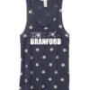 Women's Branford Racerback Stars And Stripes Tank - Navy Blue (RUNBRANFORD-AA1927P-S) -Sports Equipment aa1927p gy z FF 2