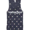 Women's Portsmouth Racerback Stars And Stripes Tank - Navy Blue (PORT-AA1927P-S) 2 Women's Portsmouth Racerback Stars And Stripes Tank - Navy Blue (PORT-AA1927P-S) -Sports Equipment aa1927p gy z FF 6