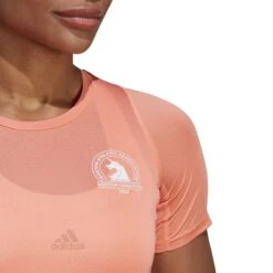 Adidas Women's Boston Marathon® 2023 Allover Print T-Shirt -Sports Equipment adidas womens boston marathon 2023 allover print tee shirt pink 4