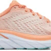 HOKA Women's Clifton 8 - Cantaloupe/Silver Peony (1119394-CSPY) -Sports Equipment cae29bdb e104 49d8 93a5 c69f28fd2186