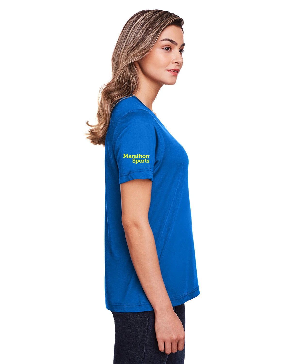 Women's RUN BOS Performance Short Sleeve Tee (TS-RUNBOS-CE111W) 4 Women's RUN BOS Performance Short Sleeve Tee (TS-RUNBOS-CE111W) - Image 2