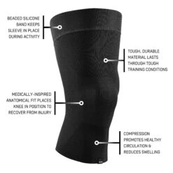 CEP Mid Support Knee Sleeve 12 CEP Mid Support Knee Sleeve -Sports Equipment cep mid knee sleeve black 3
