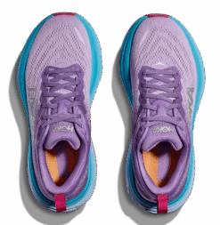 HOKA Women's Bondi 8 -Sports Equipment hoka womens bondi 8 running shoe chalk violet pastel lilac purple 2