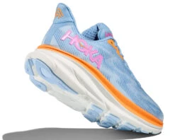 HOKA Women's Clifton 9 -Sports Equipment hoka womens clifton 9 blue high cushion running shoe 2