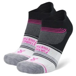 Balega Women's Grit And Grace Further Togethers Running Socks - Black/White/Pink (7494-3283) -Sports Equipment lgbev9hd9vlz6h0tfpl5 1lj3wscwkqex8krs