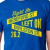Right On Left On Men's Street Signs Cotton Tee -Sports Equipment m classic cotton b front
