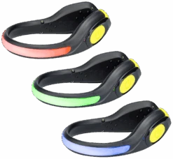 Nathan LightSpur RX LED Foot Light - Black/Safety Yellow (5089NBSY)