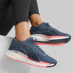 PUMA Women's Magnify Nitro Knit -Sports Equipment puma womens magnify nitro knit running shoe blue gray 4
