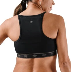 Rabbit Strappy Pocket Bra -Sports Equipment rabbit womens strappy pocket bra black 1