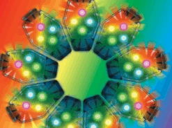 Amphipod Ultra-Strobe 2 Pack - Rainbow (4904-29) -Sports Equipment rainbow ultra strobe clip lights 68495