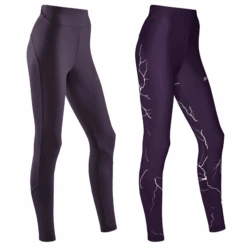 CEP Women's Reflective Tights - Purple (W2A96N) -Sports Equipment reflective tights purple women 8