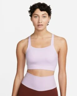 Nike Women's Dri-FIT Swoosh Luxe Sports Bra (CJ0544) -Sports Equipment swoosh luxe womens medium support padded sports bra qZgDMT
